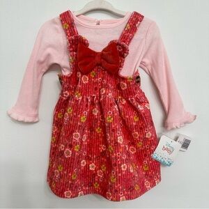NEW WITH TAGS Disney baby Minnie Jumper With Long Sleeve Onesie Size 6/9 Months